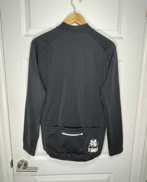 Turin Chicago Denver Thermal Jersey Womens L Long-Sleeve Fleece-Lined Black EUC